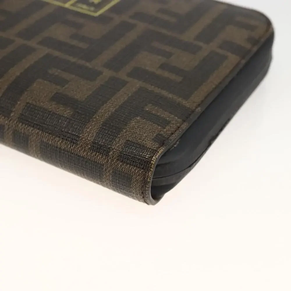 Fendi Zucca Long Wallet Black